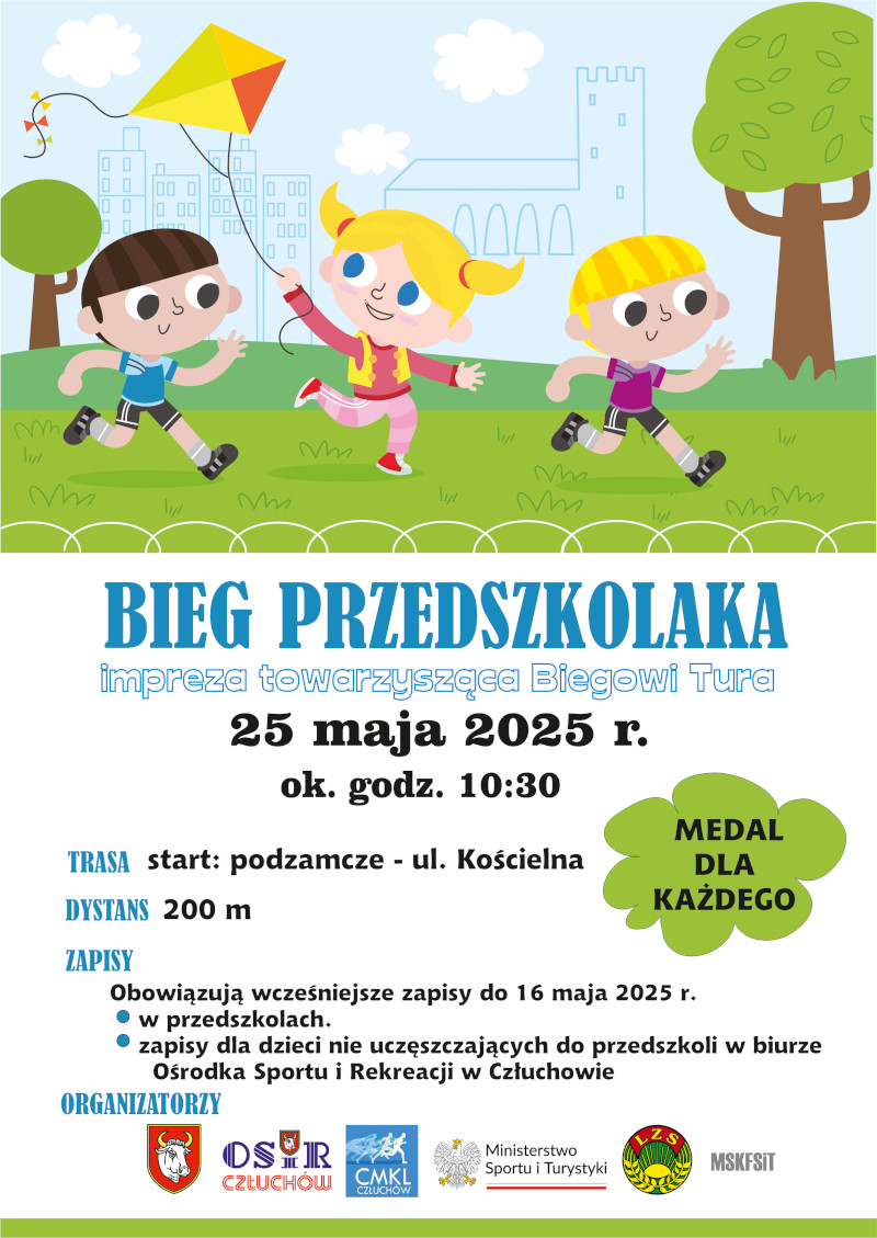 plakat bieg przedszkolaka