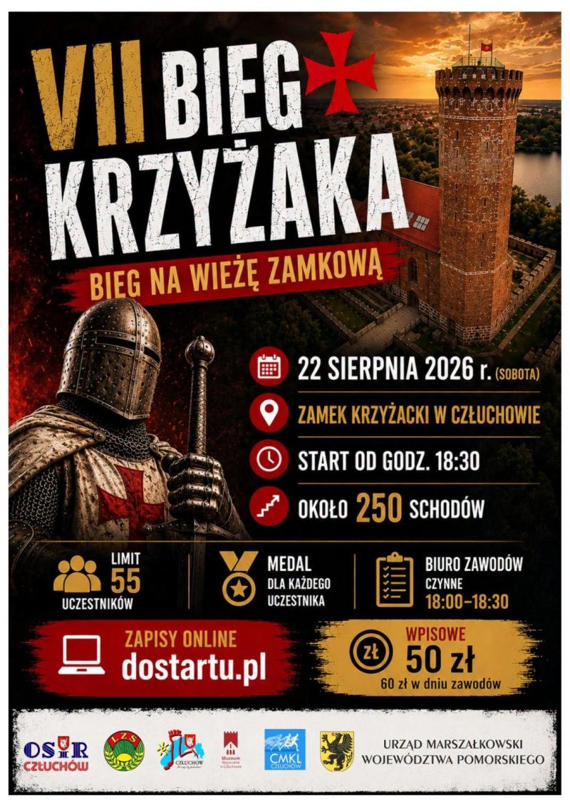 Plakat Bieg Krzyżaka