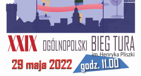 Plakat Bieg Tura 2022