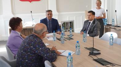 posiedzenie Miejskiej Rady Seniorów w ratuszu