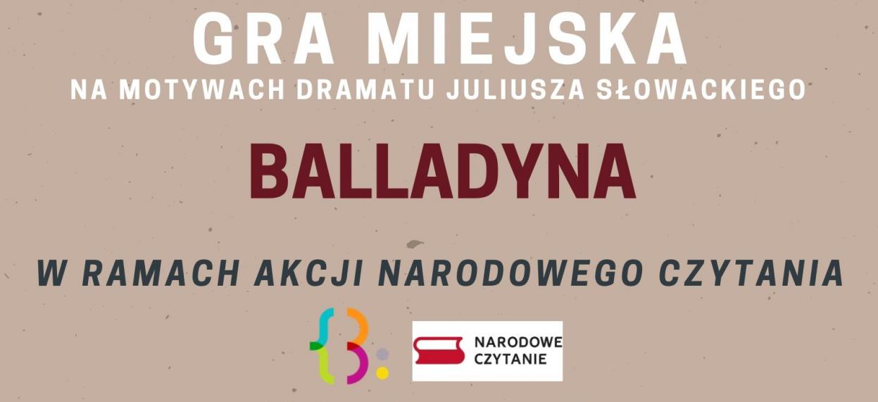 Plakat Gra Miejska Balladyna