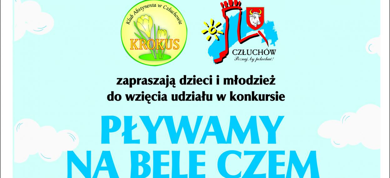 plakat pływamy na bele czem