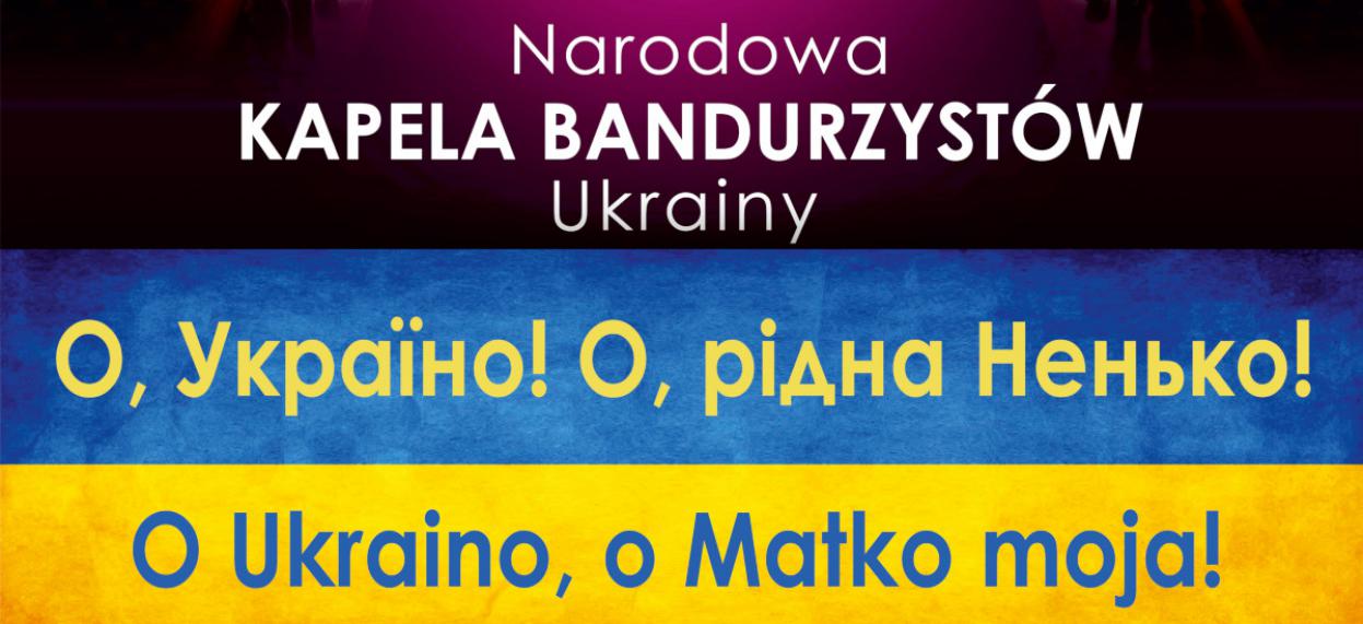 Plakat koncert bandurzysci