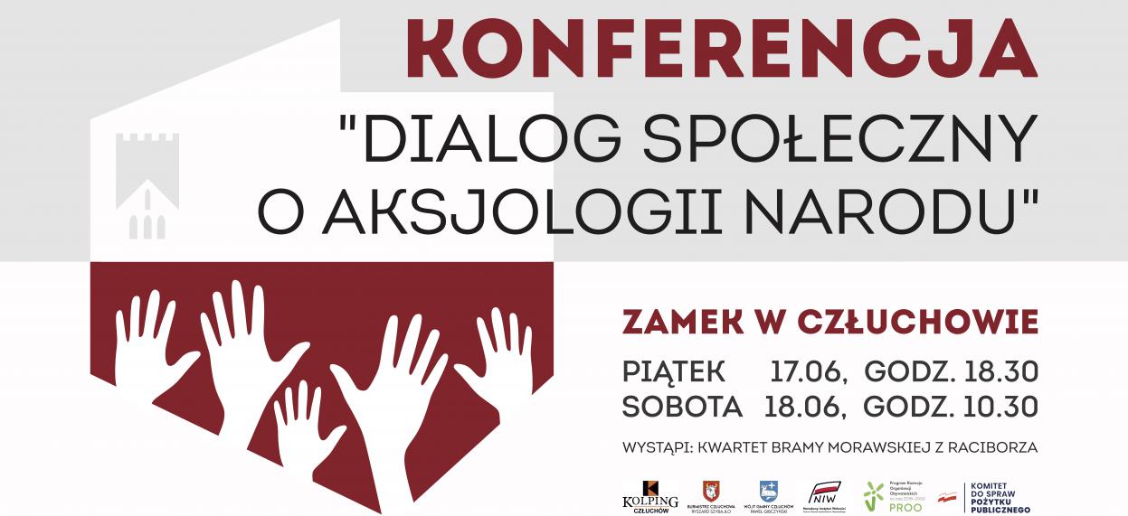 Plakat konferencja Dialog Społeczny