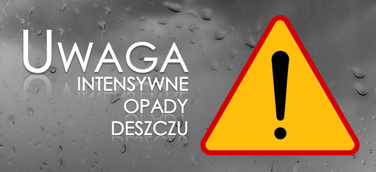 intensywne opady deszzu - logo