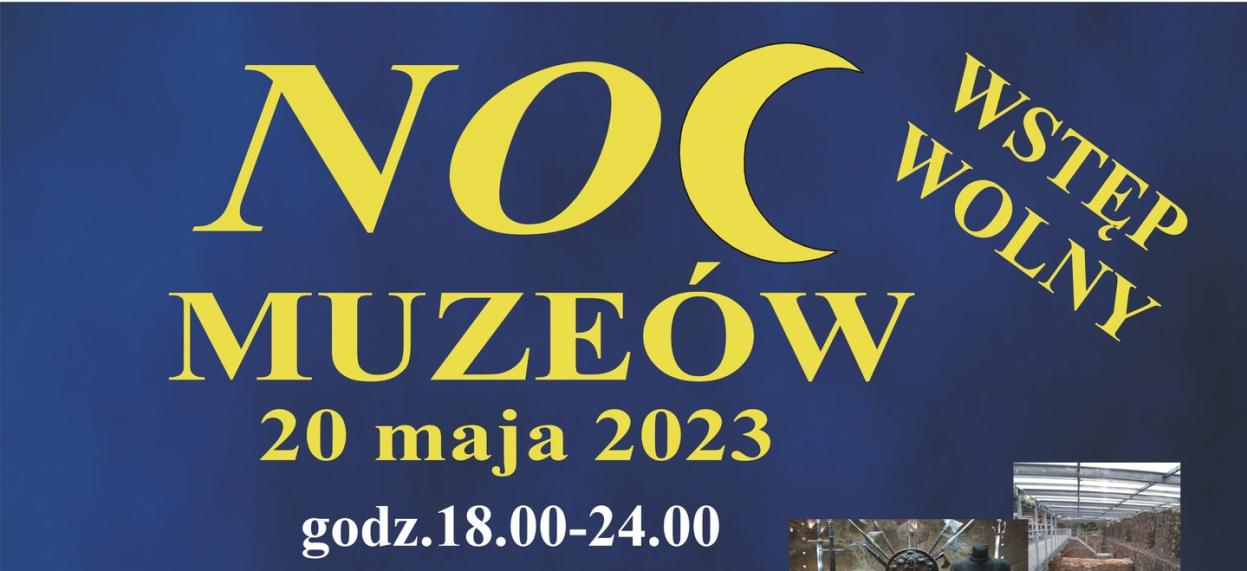 plakat Noc Muzeów 2023