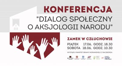 Plakat konferencja Dialog Społeczny