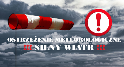 ostrzeżenie meteorologiczne - SILNY WIATR