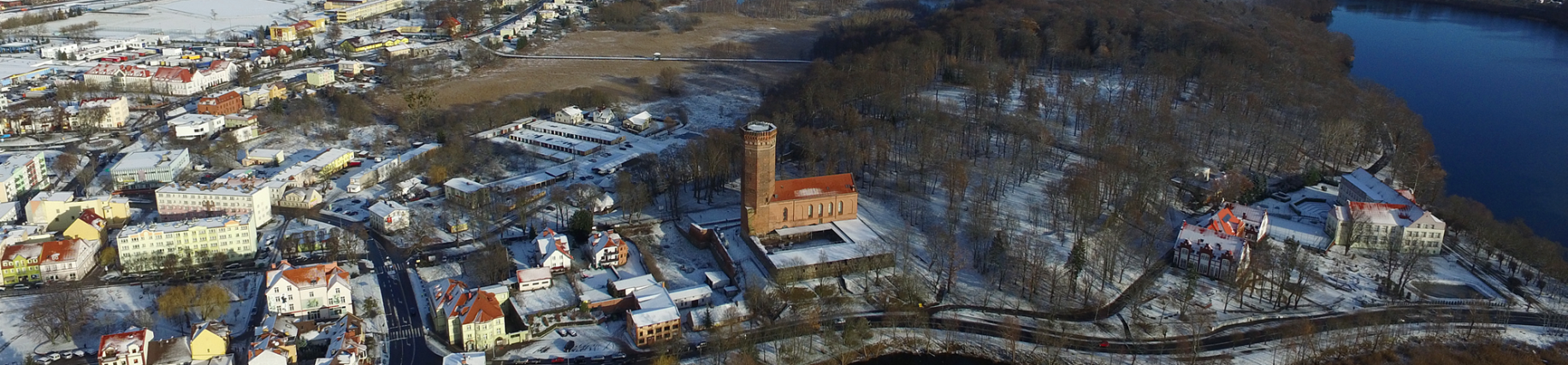 Człuchów zimą