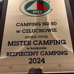 wręczenie nagród w konkursie MIster Camping 2024