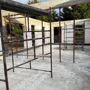 POSTĘP PRAC NA BUDOWIE CENTRUM OPIEKUŃCZO-MIESZKALNEGO