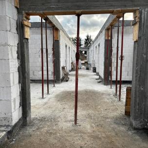 POSTĘP PRAC NA BUDOWIE CENTRUM OPIEKUŃCZO-MIESZKALNEGO